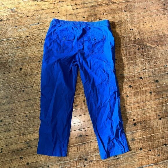 Chico’s bright blue 1/8 gorpcore relaxed lightweight pants - Picture 3 of 3